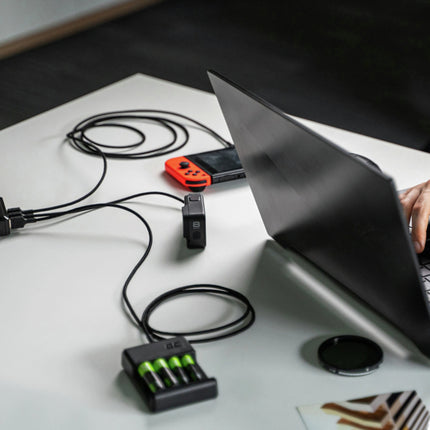 GREEN CELL - Charging and data cable - USB-A (Male) - USB-C (Male) - Set - 3 Pieces - 30 cm|1.2 m|2 m image