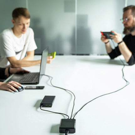 GREEN CELL - Charging and data cable - USB-A (Male) - USB-C (Male) - Set - 3 Pieces - 30 cm|1.2 m|2 m image