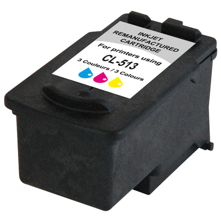 RECYCLECLUB Cartridge CL-513 - MultiColor - Suitable for Canon image