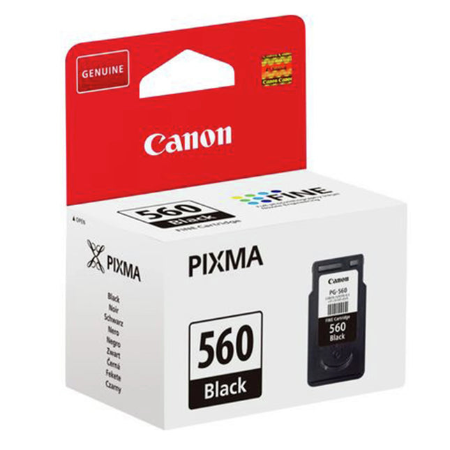 RECYCLECLUB Cartridge PG-560 - Black - Suitable for Canon image