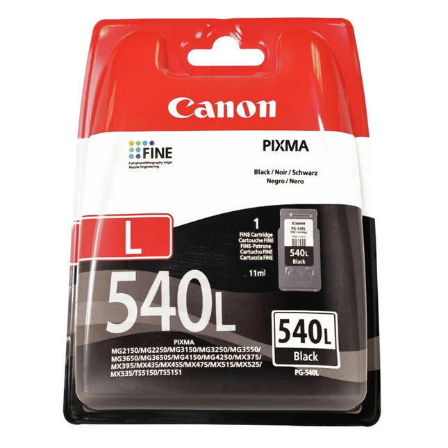 RECYCLECLUB XL Cartridge PG-540L - Black - Suitable for Canon image