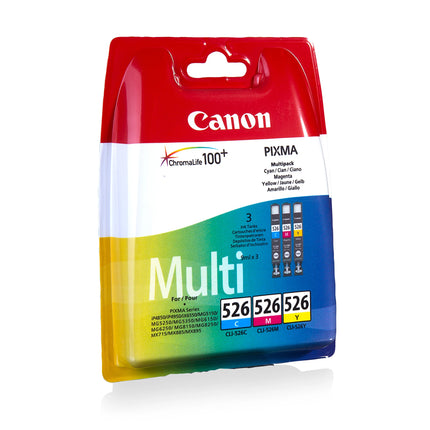 CANON Cartridge CLI-526 - Multipack - Cyan + Magenta + Yellow image