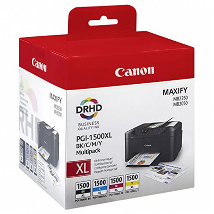CANON XL Cartridge PGI-1500 XL - Multipack - Black + Cyan + Magenta + Yellow image
