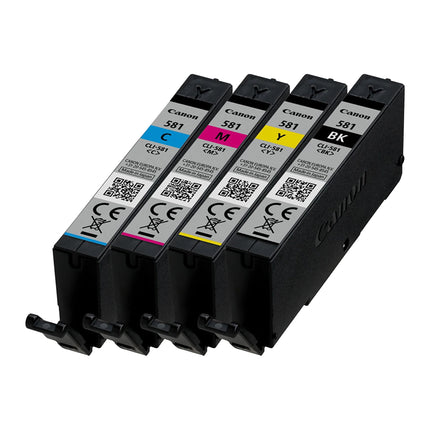 CANON Cartridge CLI-581 - Multipack - Black + Cyan + Magenta + Yellow image
