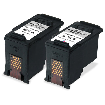 RECYCLECLUB Cartridge PG-540 XL | CL-541 XL - Duo Pack - Black + Multicolor - Suitable for Canon image