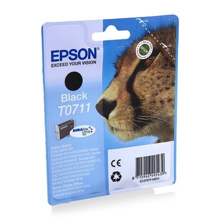 EPSON Cartridge T0711 Black - Black image