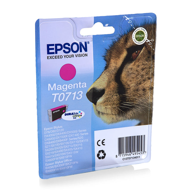 EPSON Cartridge T0713 Magenta - Magenta image
