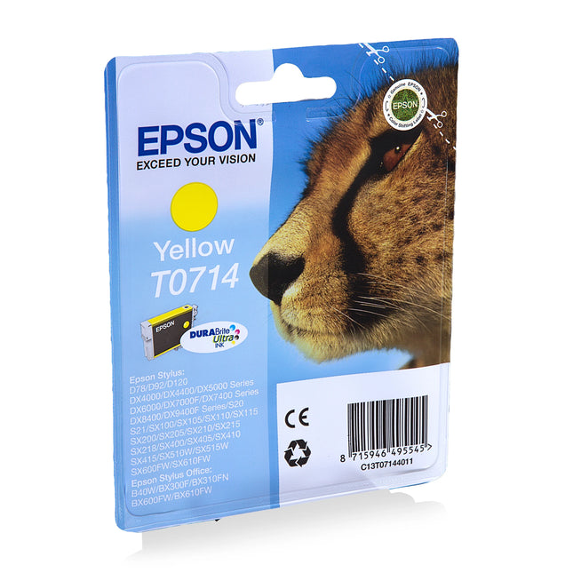 EPSON Cartridge T0714 Yellow - Yellow image