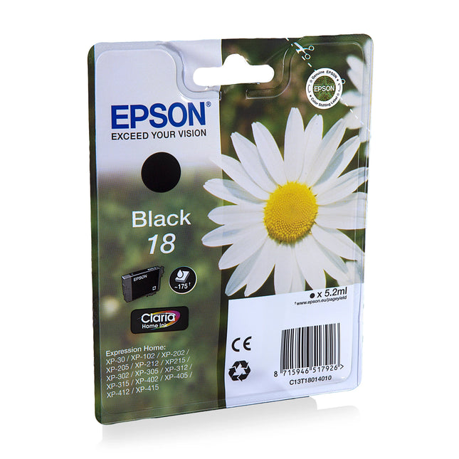EPSON Cartridge 18 Black - Black image