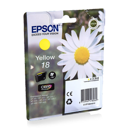 EPSON Cartridge 18 Yellow - Yellow image