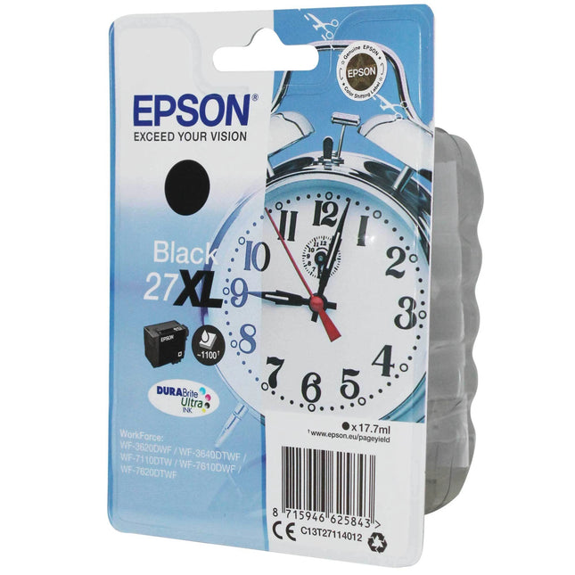 EPSON XL Cartridge 27XL Black - Black image