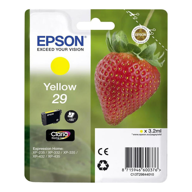 EPSON Cartridge 29 Yellow - Yellow image