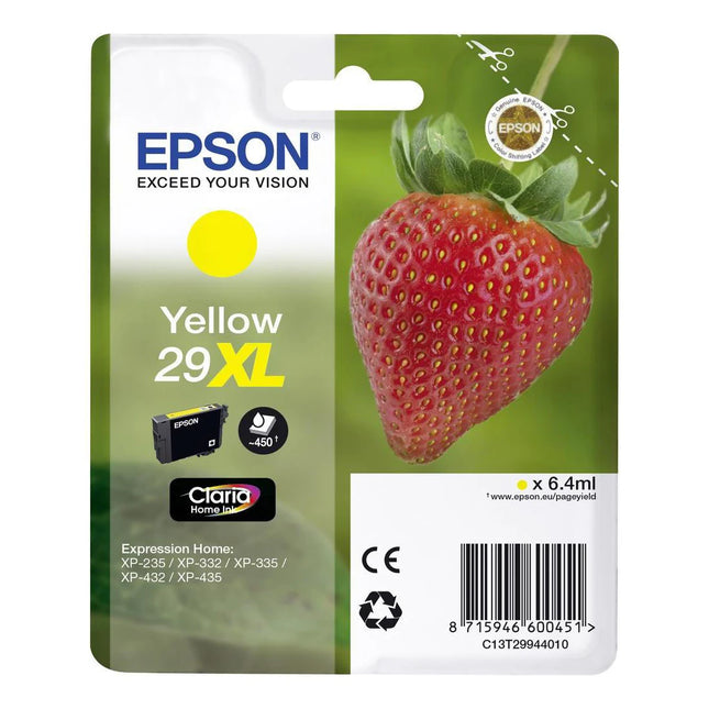 EPSON XL Cartridge 29XL Yellow - Yellow image