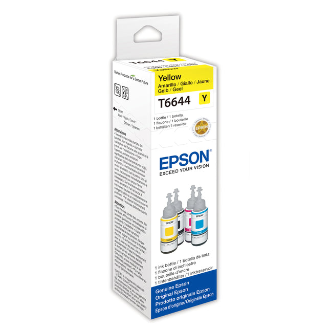EPSON Ink Bottle T6644 Yellow - Yellow image