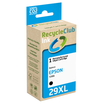 RECYCLECLUB XL Cartridge 29XL - Black - Suitable for Epson image