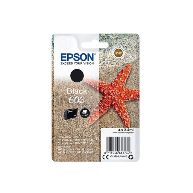EPSON Cartridge 603 Black - Black image