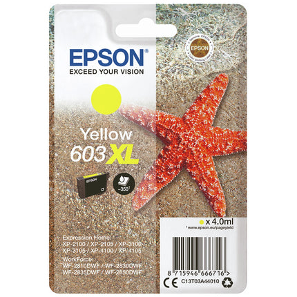 EPSON XL Cartridge 603XL Yellow - Yellow image