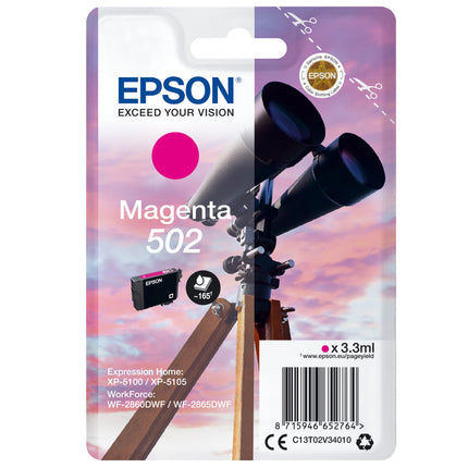 EPSON Cartridge 502 Magenta - Magenta image