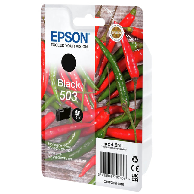 EPSON Cartridge 503 Black - Black image