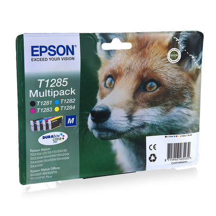 EPSON Cartridge T1285 - Multipack - Black + Cyan + Magenta + Yellow image