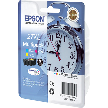 EPSON XL Cartridge 27XL - Multipack - Cyan + Magenta + Yellow image