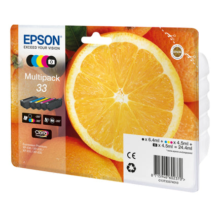 EPSON Cartridge 33 - Multipack - Black + Cyan + Magenta + Yellow image