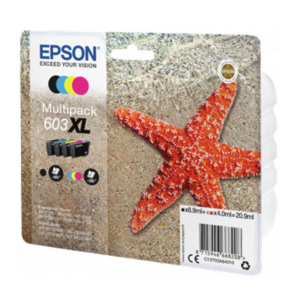 EPSON Cartridge 603XL - Multipack - Black + Cyan + Magenta + Yellow image