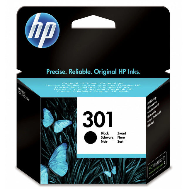 HP Cartridge 301 - Black image