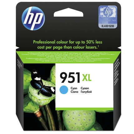 HP XL Cartridge 951XL Cyan - Cyan image