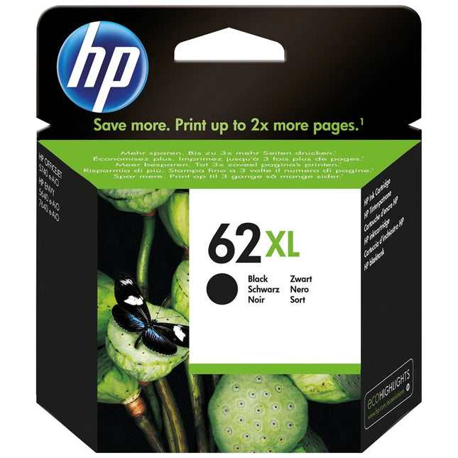 HP XL Cartridge 62XL - Black image