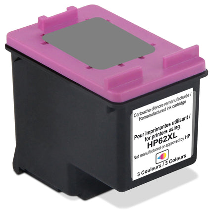 RECYCLECLUB XL Cartridge 62XL - MultiColor - Suitable for HP image