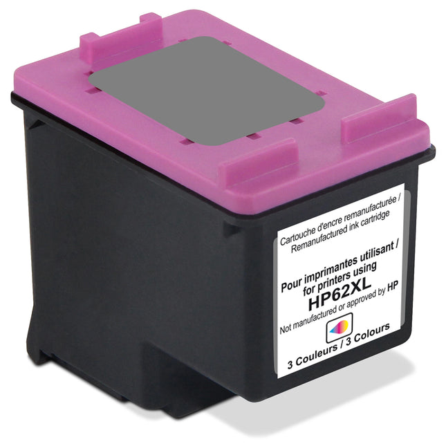 RECYCLECLUB XL Cartridge 62XL - MultiColor - Suitable for HP image