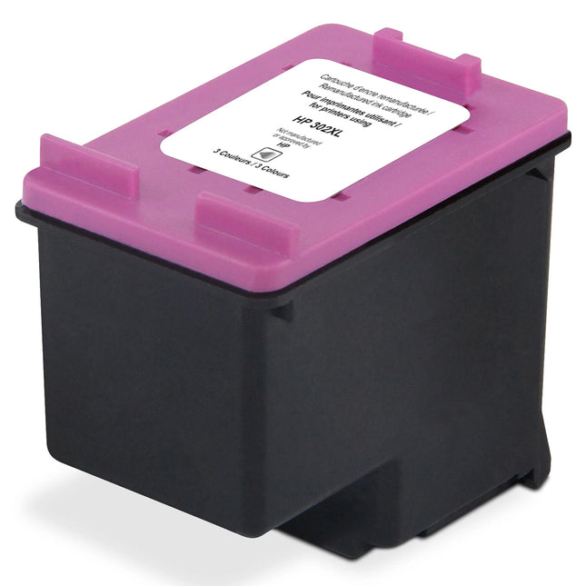 RECYCLECLUB XL Cartridge 302XL - MultiColor - Suitable for HP image