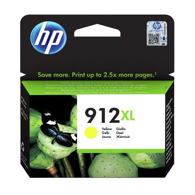 HP Cartridge 912XL Yellow - Yellow image
