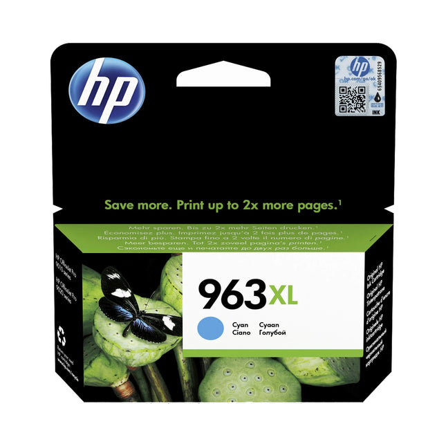 HP Cartridge 963XL Cyan - Cyan image