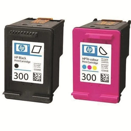 HP Cartridge 300 - Duo Pack - Black + Multicolor image