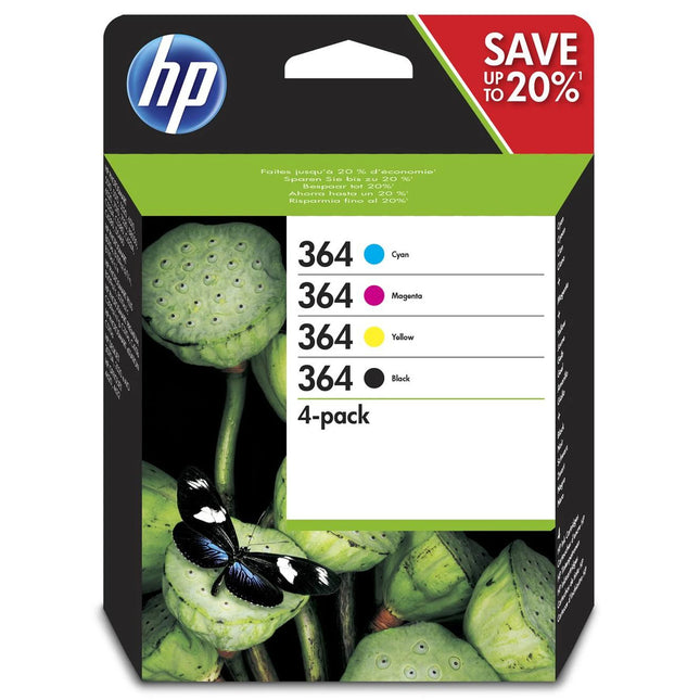 HP Cartridge 364 - Multipack - Black + Cyan + Magenta + Yellow image