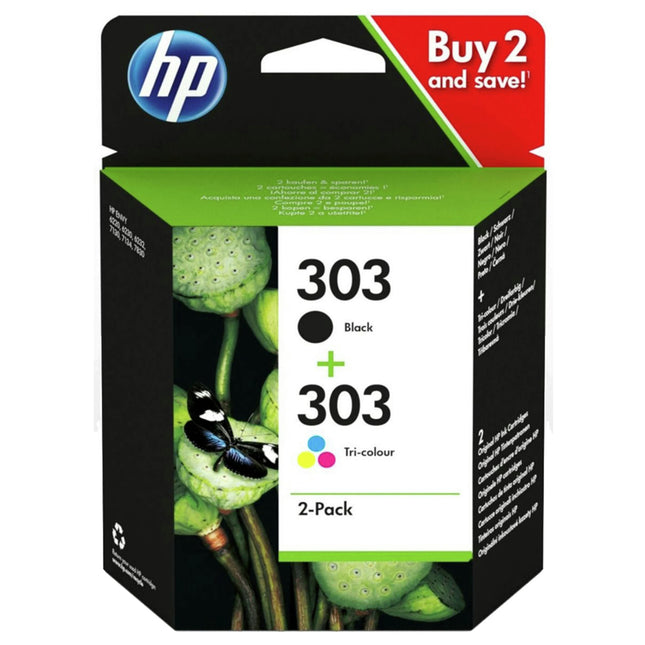 HP Cartridge 303 - Duo Pack - Black + Multicolor image