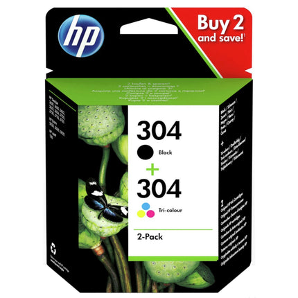 HP Cartridge 304 - Duo Pack - Black + Multicolor image