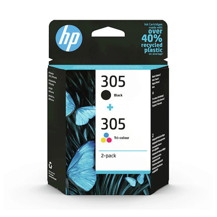 HP Cartridge 305 - Duo Pack - Black + Multicolor image