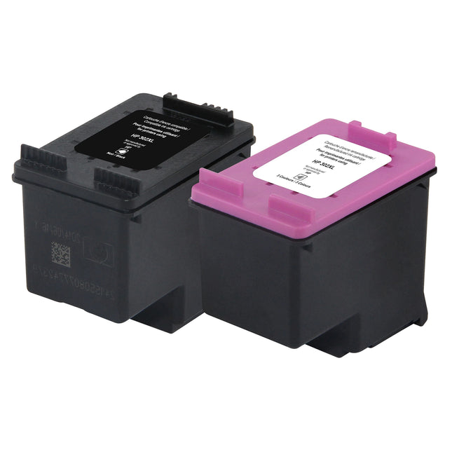 RECYCLECLUB XL Cartridge 302XL - Duo Pack - Black + Multicolor - Suitable for HP image