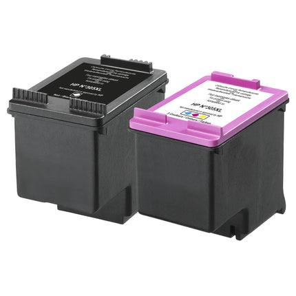 RECYCLECLUB XL Cartridge 305XL - Duo Pack - Black + Multicolor - Suitable for HP image