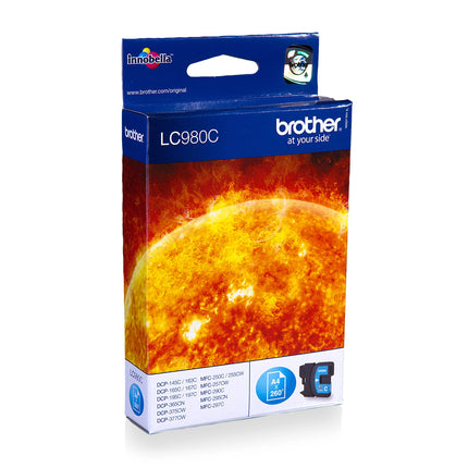 BROTHER Cartridge LC980C - Cyan image