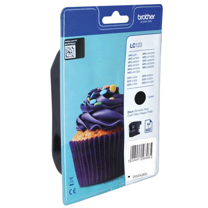 BROTHER Cartridge LC123BK - Black image