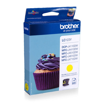 BROTHER Cartridge LC123Y - Yellow image