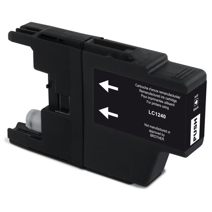 RECYCLECLUB - ink cartridge Brother LC-1240 LC-1280 black 16ml - LC1240/80 image