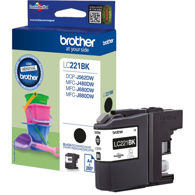 BROTHER Cartridge LC221BK - Black image