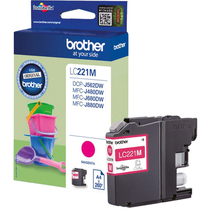 BROTHER Cartridge LC221M - Magenta image