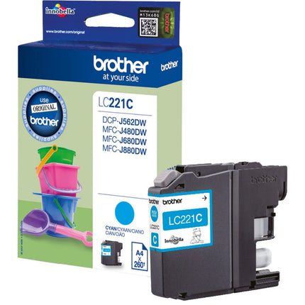 BROTHER Cartridge LC221C - Cyan image