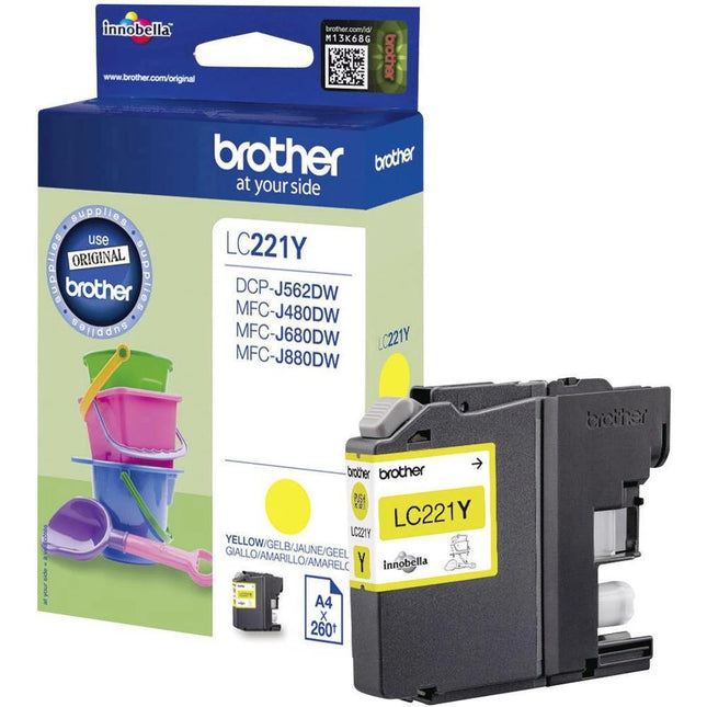 BROTHER Cartridge LC221Y - Yellow image